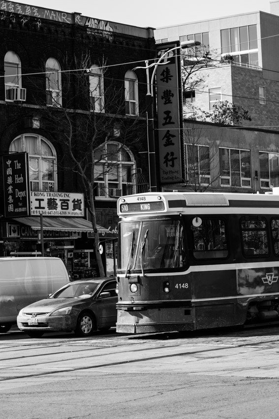 Toronto black and white china town