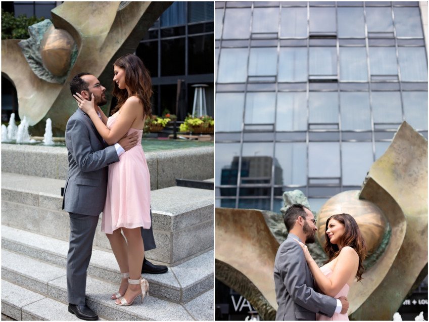 Pravda Vodka House Toronto Engagement Toronto Engagement shoot