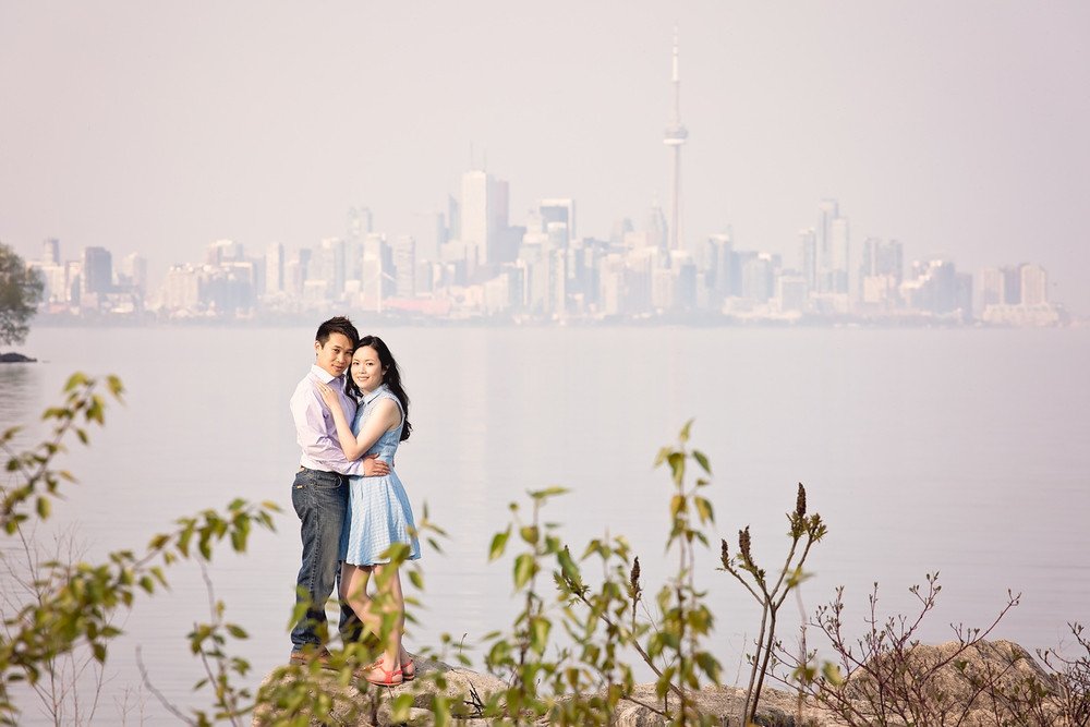 Elaine & Boon-Hau: Colonel Samuel Smith Park Toronto Ontario Engagement